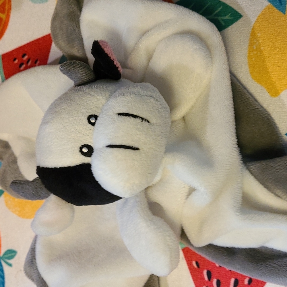 Cow baby snuggle stuffy